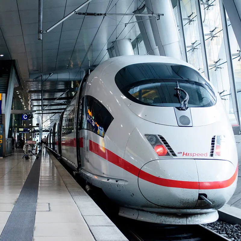Taxifahrt zum Hauptbahnhof